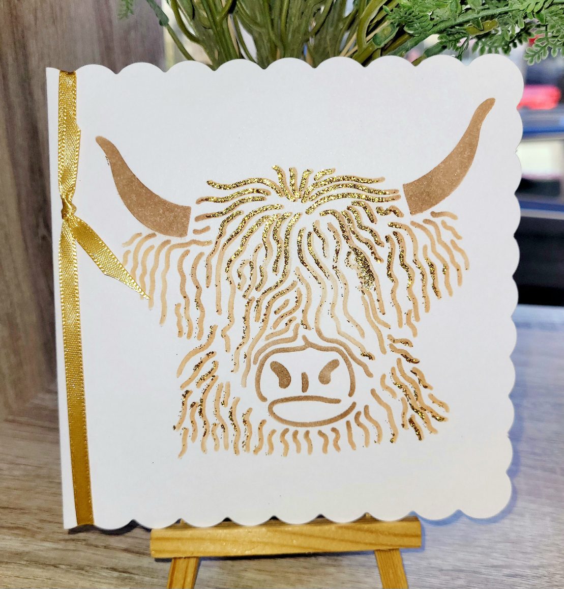 Handmade Scottish Coo Card image 0