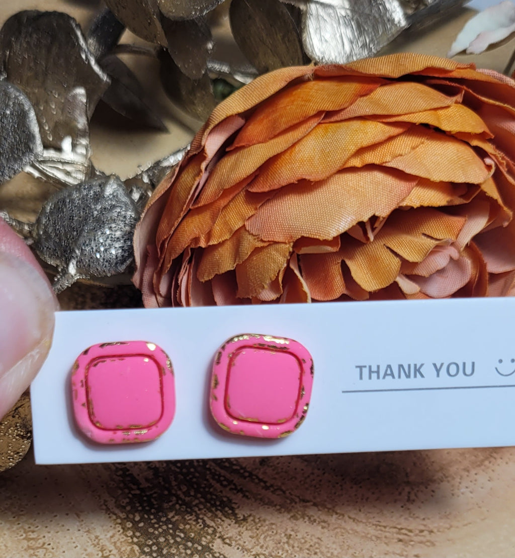 Elegant Square Stud