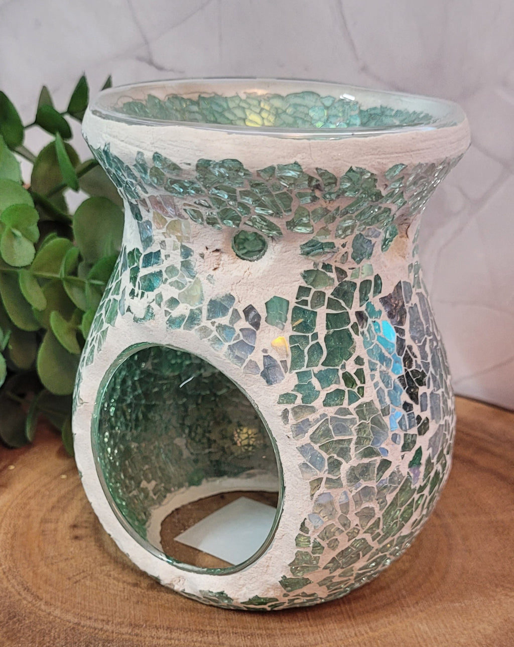 Cloud Blue crackle oil burner