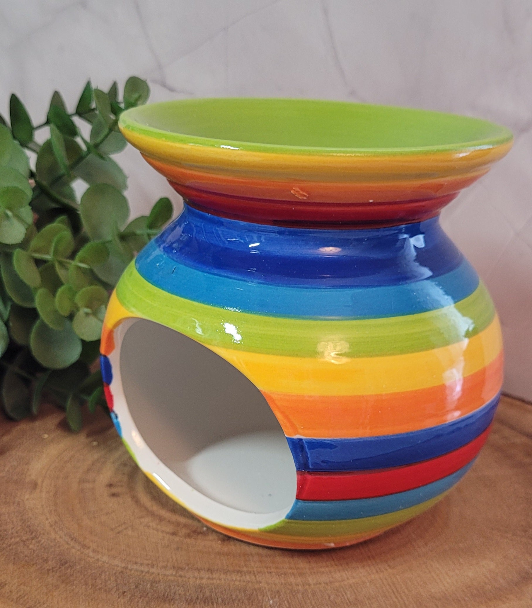 Rainbow Stripe oil burner