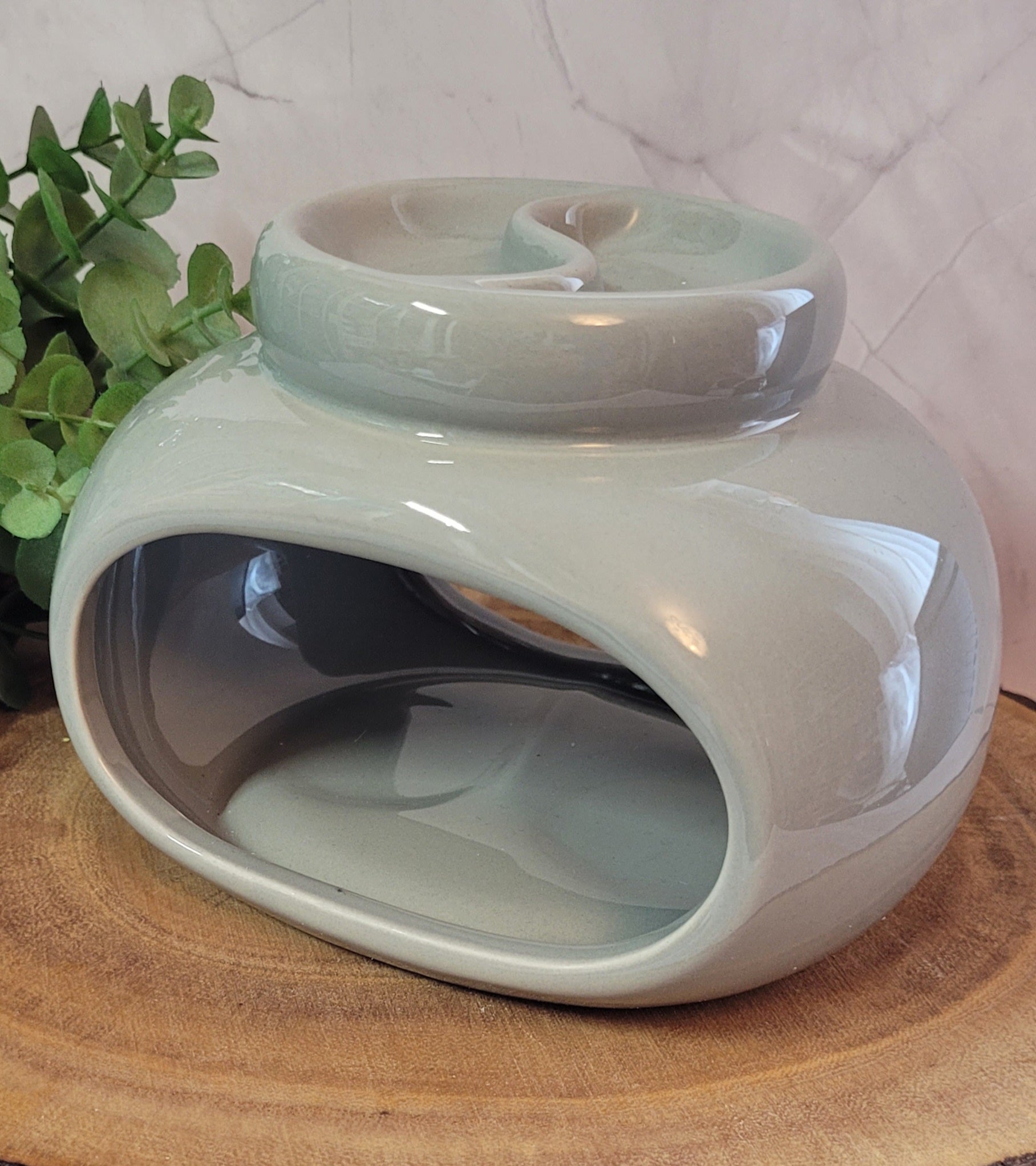 Grey Double oil burner