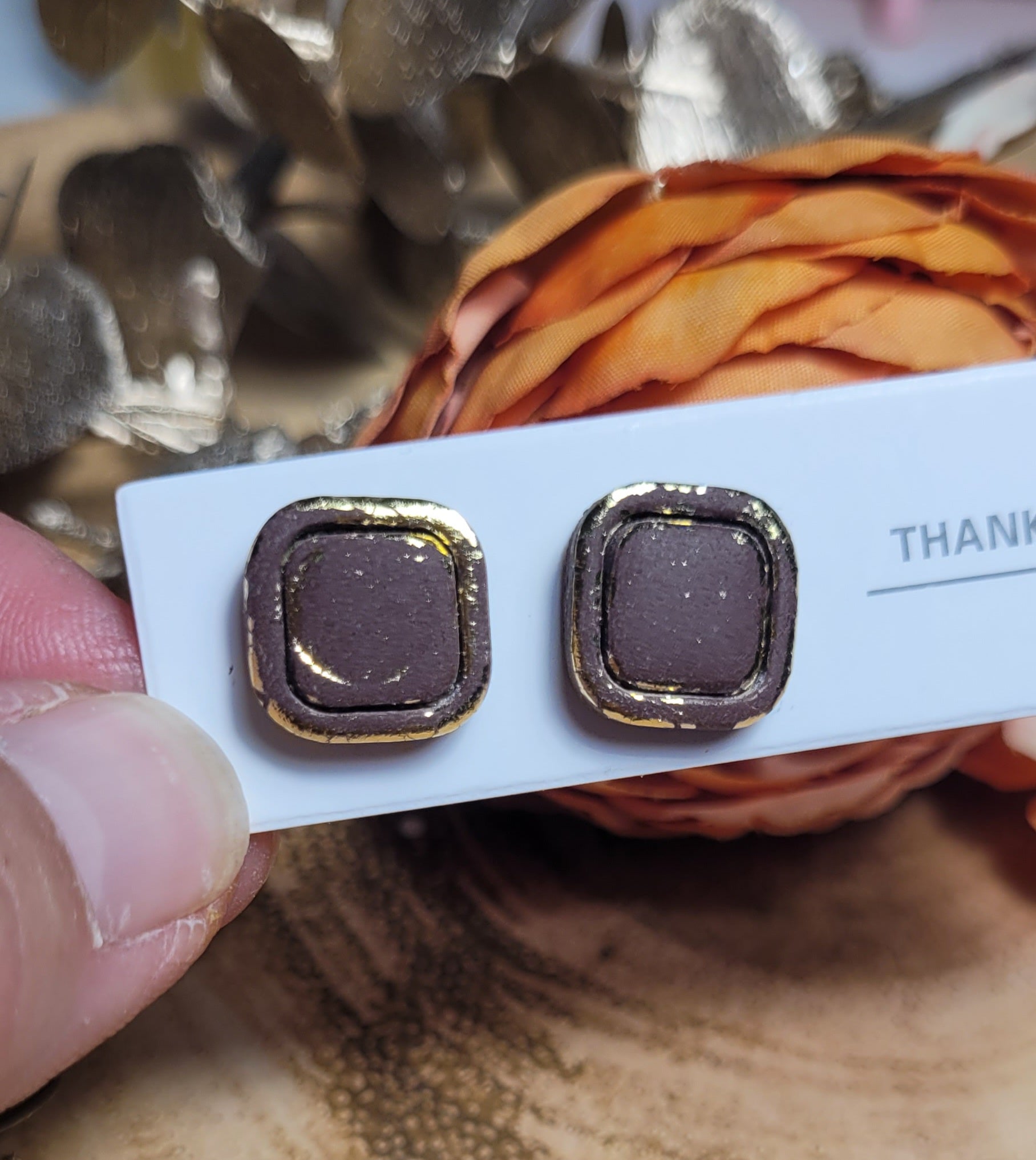 Elegant Square Stud