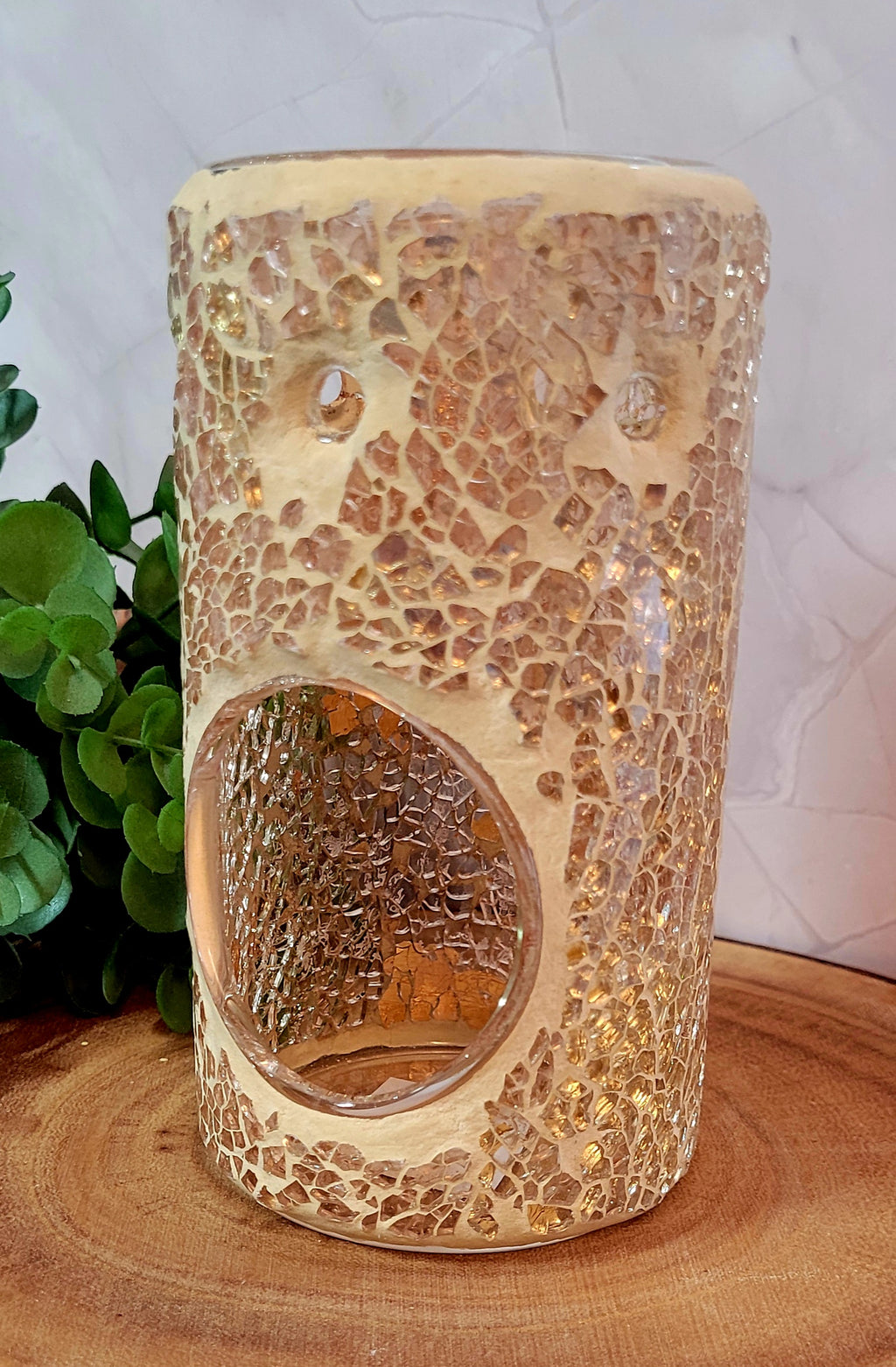 Gold Pillar crackle oil burner