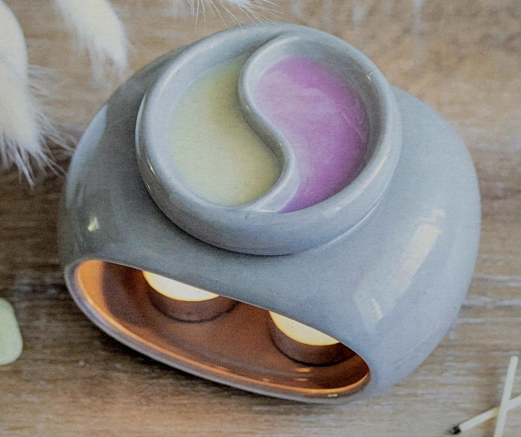 Grey Double oil burner
