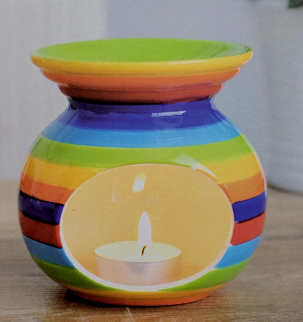 Rainbow Stripe oil burner